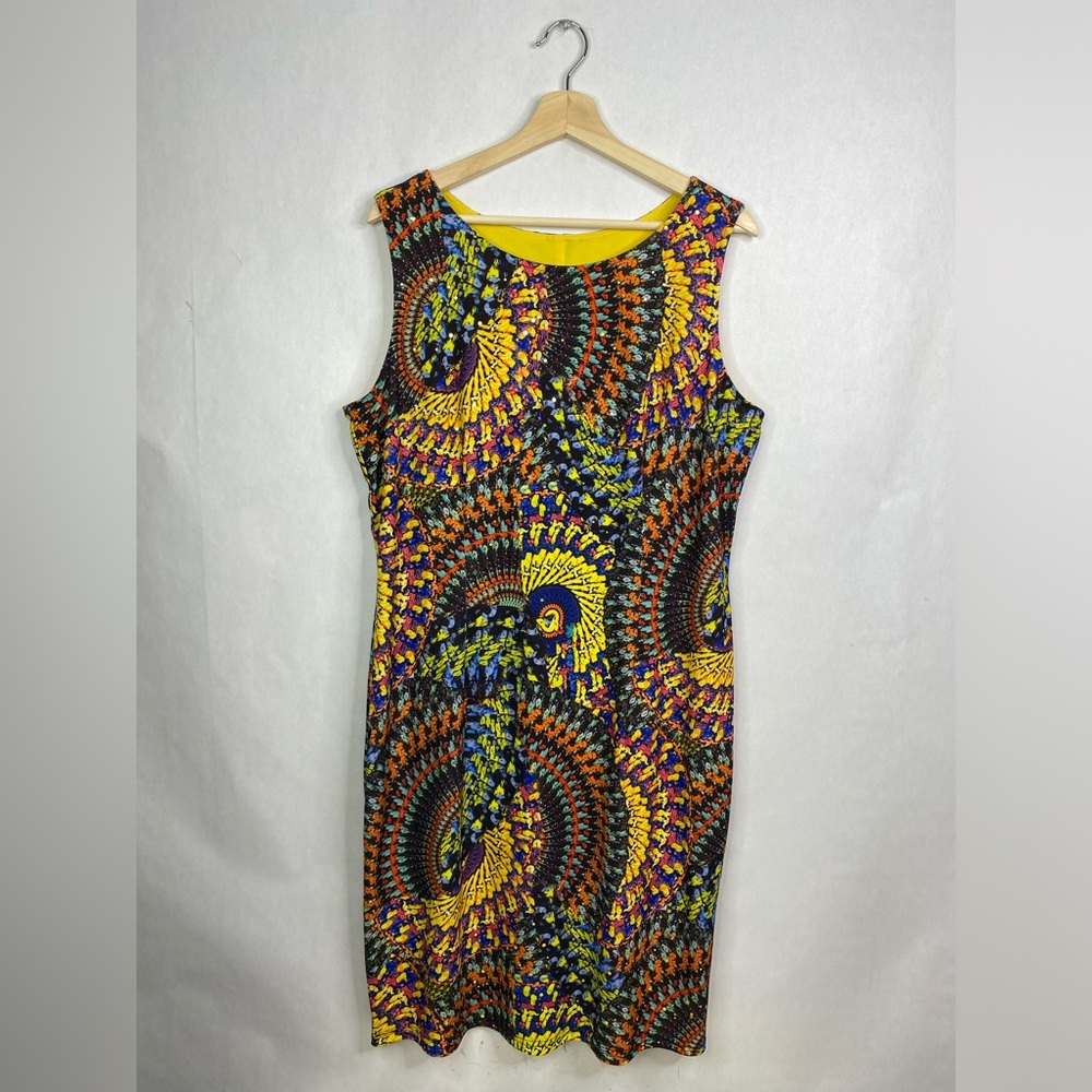 Joseph Ribkoff Multicolor Patterned Dress - Picture 2 of 11